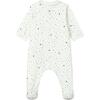 Ladico Pajamas With Feet, Blue Night Sky Print - Pajamas - 2