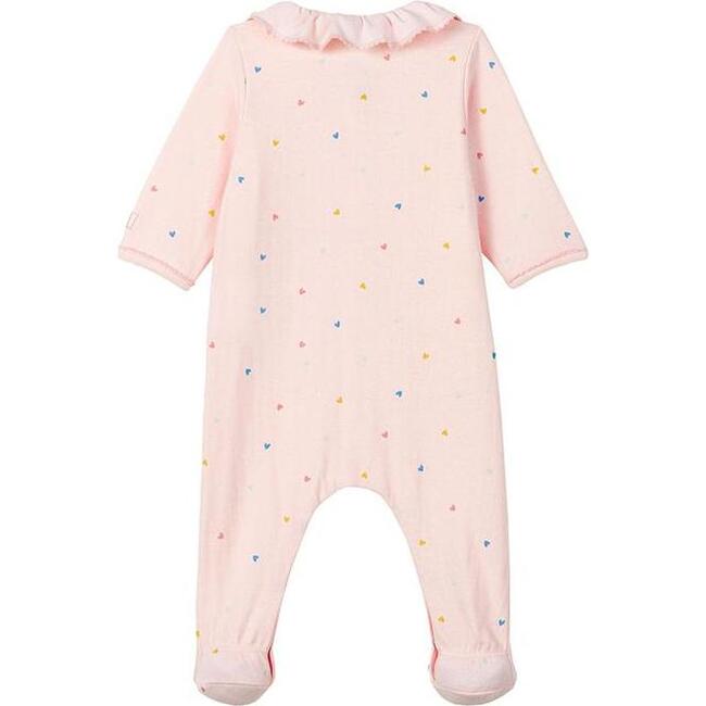 Label Pajamas With Feet, Pink - Pajamas - 2
