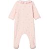 Label Pajamas With Feet, Pink - Pajamas - 2