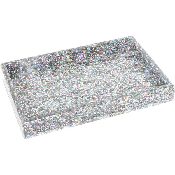 Acrylic Vanity Tray, Brilliant Star Confetti Edie Parker Accents