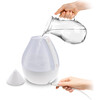 4 in 1 Top Fill 1 Gallon Cool Mist Humidifier Sound Machine, Clear & White - Humidifiers - 3