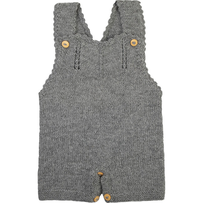 Dungarees, Gray - Overalls - 1
