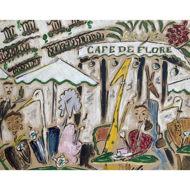Edna at Café de Flore - Art - 1