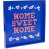 Home Sweet Home Square Tray, Blue/Red - Accents - 1 - thumbnail
