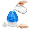 4 in 1 Top Fill 1 Gallon Cool Mist Humidifier Sound Machine, Blue & White - Humidifiers - 6