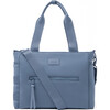 Wade Diaper Tote Large, Ash Blue - Diaper Bags - 1 - thumbnail