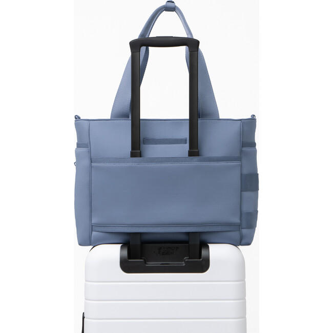 Wade Diaper Tote Large, Ash Blue - Diaper Bags - 3