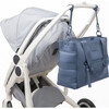 Wade Diaper Tote Large, Ash Blue - Diaper Bags - 6