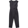 Women's Crossover Nursing Jumpsuit, Black - Rompers - 1 - thumbnail