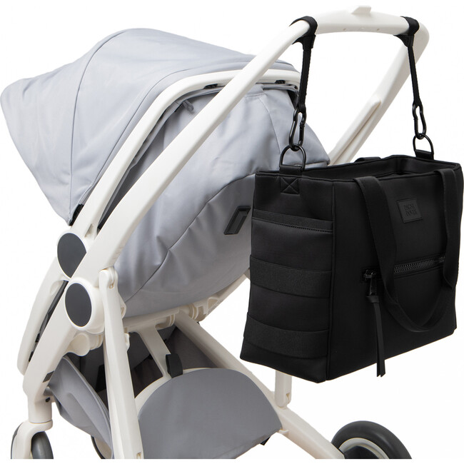 Wade Diaper Tote Large, Onyx - Diaper Bags - 6