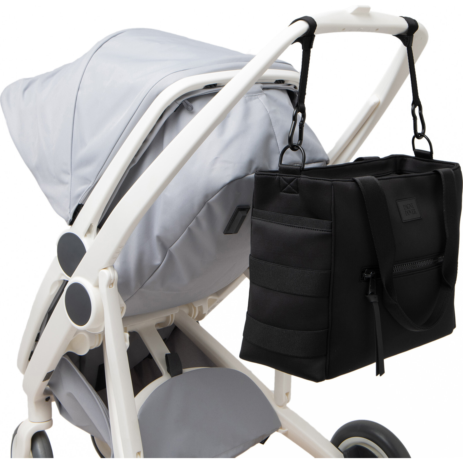 Wade Diaper Tote Large, Onyx - Dagne Dover Maternity Shop