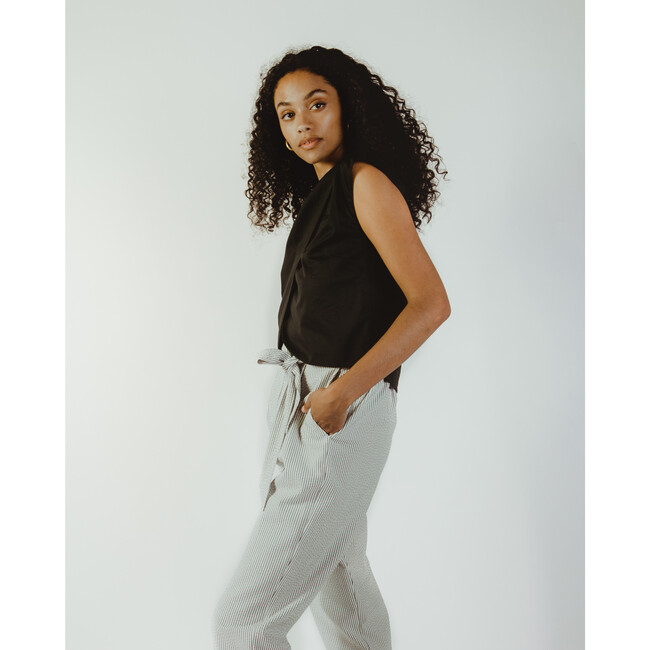 Women's Crossover Nursing Top, Black - Shirts - 4