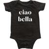 Ciao Bella Bodysuit, Charcoal Grey - Onesies - 1 - thumbnail