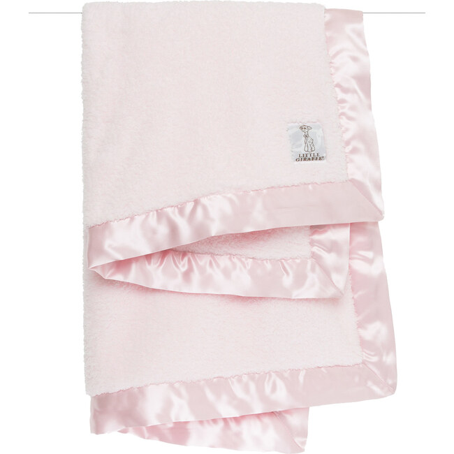 Chenille Baby Blanket, Pink - Blankets - 1
