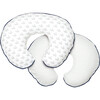 Boppy Organic Fabric Slipcover, Grey Little Whales - Nursing Pillows - 1 - thumbnail