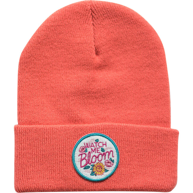 Watch Me Bloom Coral Infant/Toddler Beanie