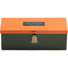 The 9" Multicolored Strongbox, Orange - Keepsakes & Mementos - 1 - thumbnail