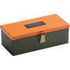 The 9" Multicolored Strongbox, Orange - Keepsakes & Mementos - 2