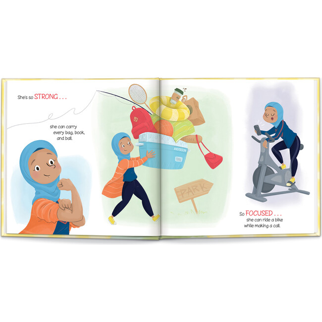 Super Mom, Medium Skin/Hijab - Books - 4