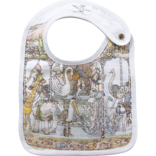 *Exclusive* Swaddle & Bib Gift Set, Carousel - Bibs - 3