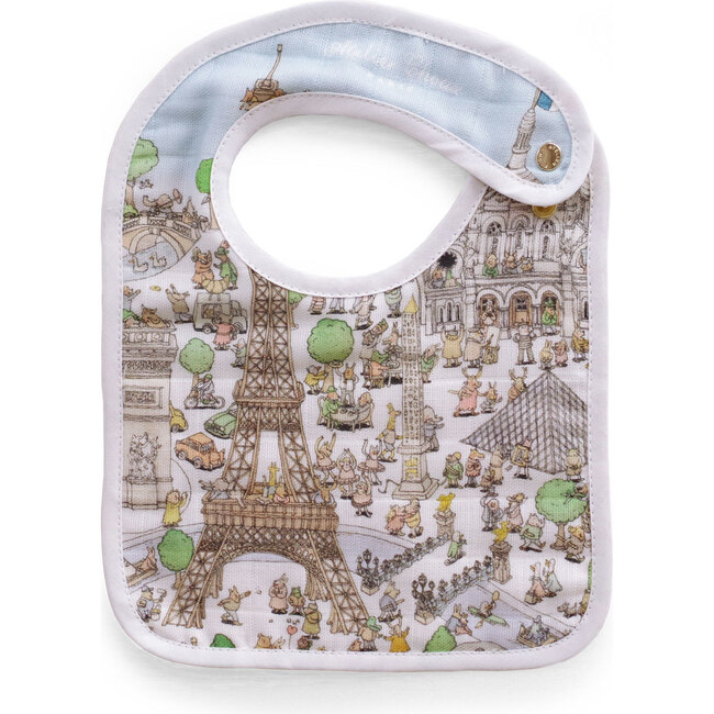 *Exclusive* Swaddle & Bib Gift Set, Atelier Choux's Paris - Bibs - 2