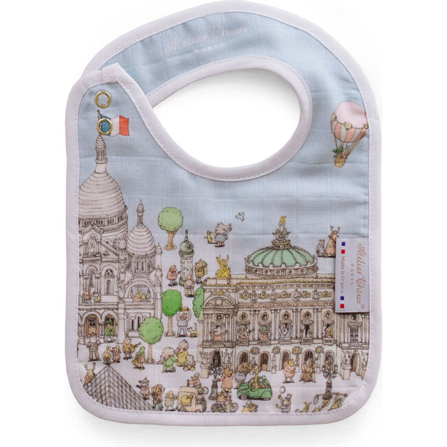 *Exclusive* Swaddle & Bib Gift Set, Atelier Choux's Paris - Bibs - 3