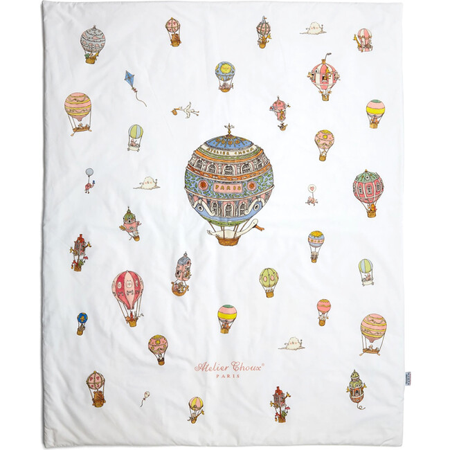 Reversible Quilt, Hot Air Balloons - Quilts - 2