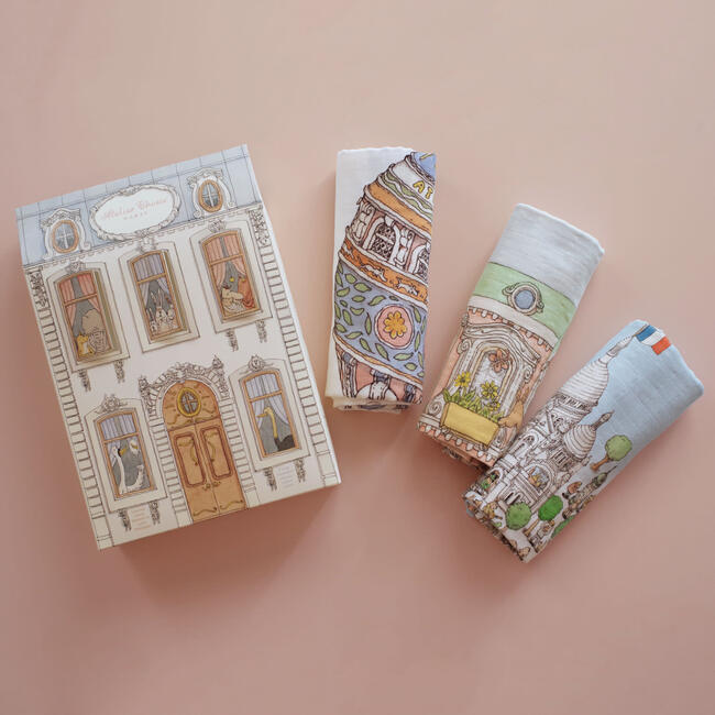 *Exclusive* Swaddle Trio Gift Set, New Classics - Swaddles - 7