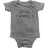 Already Famous Bodysuit, Light Grey - Onesies - 1 - thumbnail