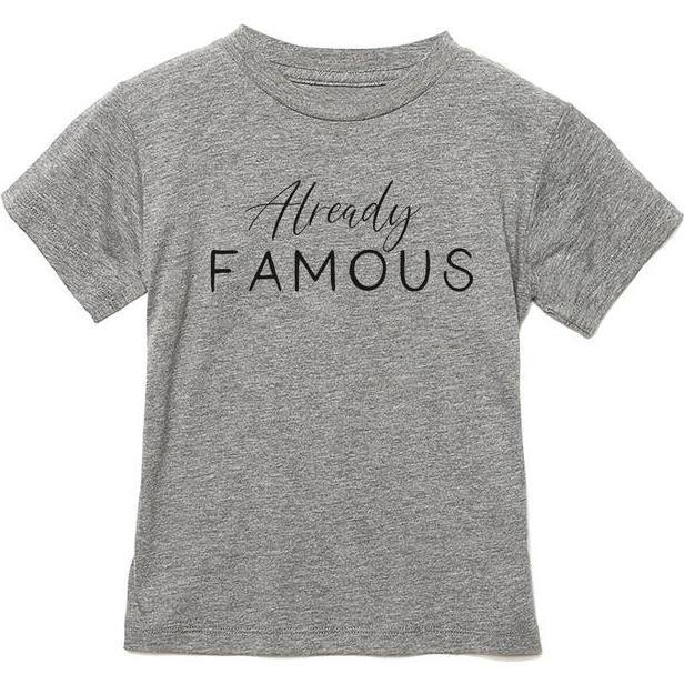 Already Famous T-shirt, Light Grey - Tees - 1