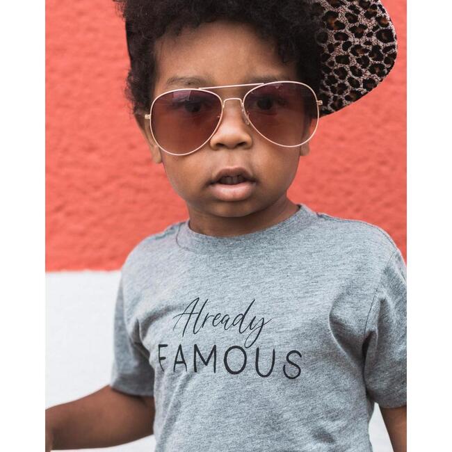 Already Famous T-shirt, Light Grey - Tees - 2