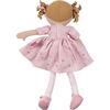 Amelia Doll with Light Brown Hair in Pink Linen Dress - Soft Dolls - 4