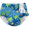 Reusable Swim Diaper & Rashguard Set, Royal Blue Turtle Journey - Swim Trunks - 2 - thumbnail