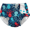 Reusable Swim Diaper & Sun Hat Set, Navy Octopus - Mixed Accessories Set - 2