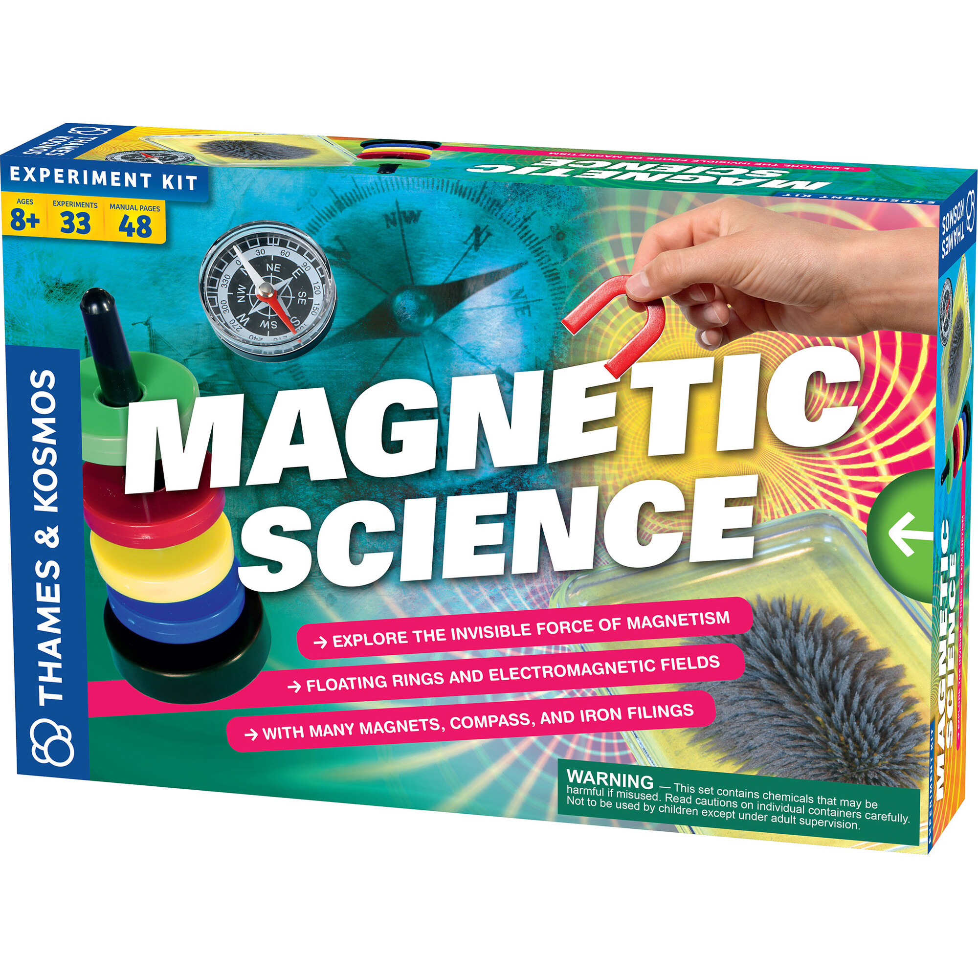 Details about   Thames & Kosmos Magnetic Science33 STEM ExperimentsAges 8+Learn Abou...