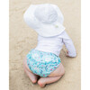 Reusable Swim Diaper & Sun Hat Set - Light Aqua Swan - Mixed Accessories Set - 6 - thumbnail