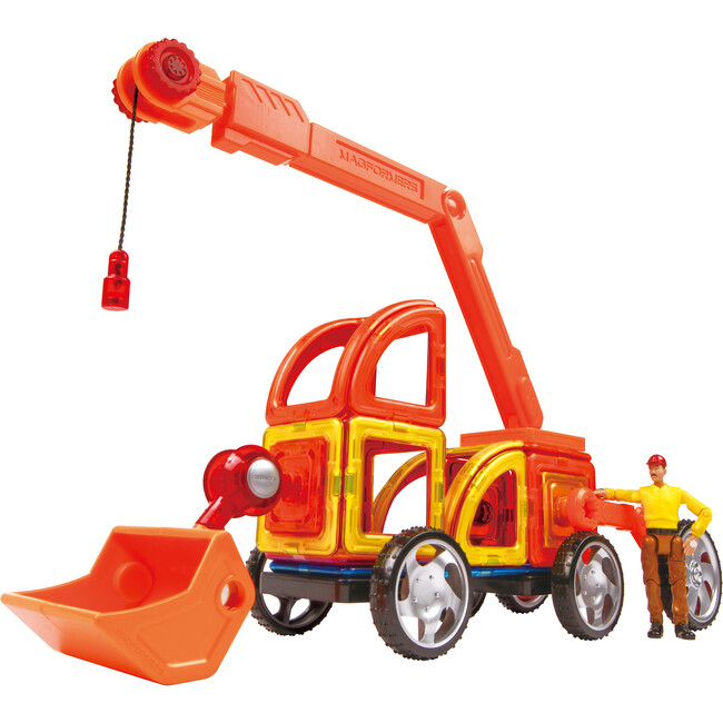 定率割引 西日本 - Set 47-Piece Construction Power Magformers Toys STEM 知育玩具