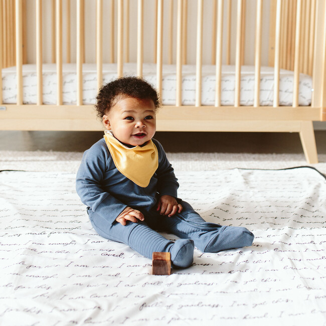 3 Piece Organic Knit Nursery Bedding, You are Loved - Crib Sheets - 4