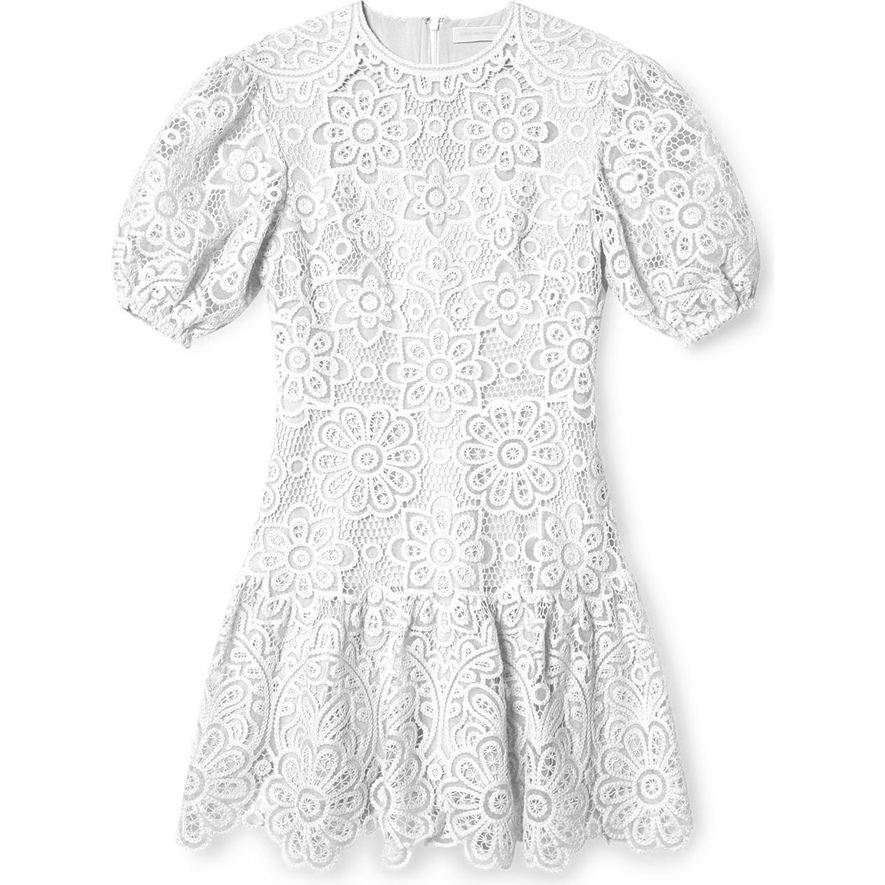 Women's Giada Crochet Guipure Mini Dress, White - Jonathan Simkhai x  Lelebelle Mommy u0026 Me Shop | Maisonette