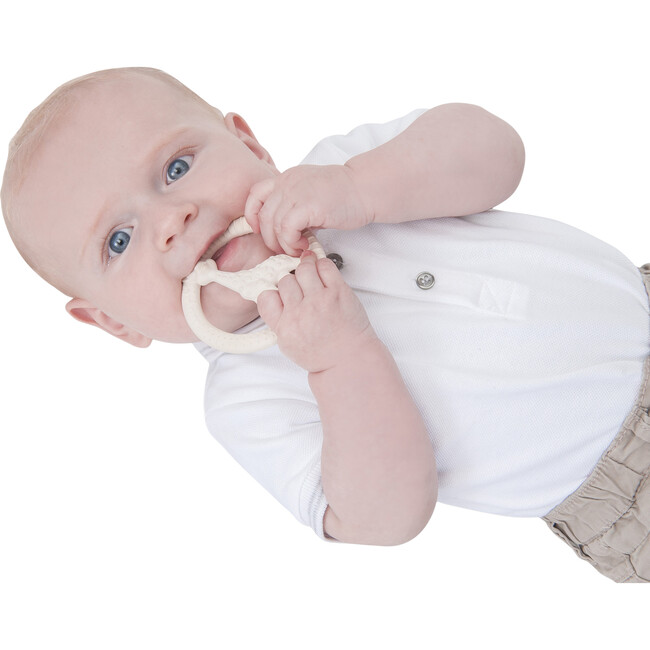 So'Pure Circle Teether, White - Teethers - 3