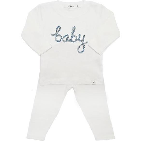 Baby Long Sleeve Two-Piece Set, Blue