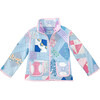 *Exclusive* Powder Blue Patch Vintage Quilt Jacket - 4Y - Jackets - 1 - thumbnail