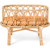Rattan Doll Crib, Natural/Clay - Doll Accessories - 1 - thumbnail