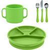 Learning Feeding Set, Green - Sippy Cups - 1 - thumbnail