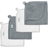 Organic Cotton Bath Set, Gray - Towels - 3