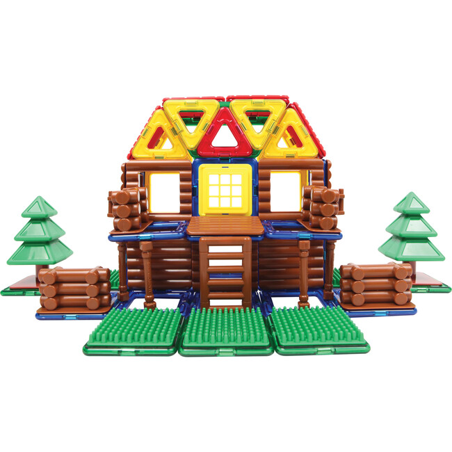 Log House 87-Piece Set - STEM Toys - 1