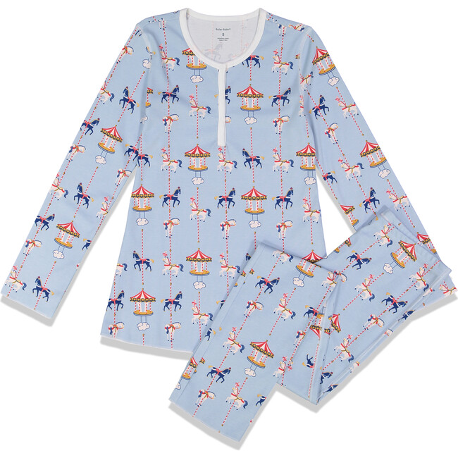 *Exclusive* Womens Carousel Pajamas, Popcorn - Pajamas - 1