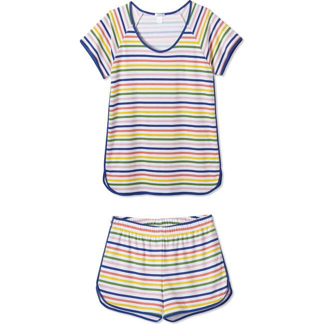 *Exclusive* Women's Shorts Set, Maisonette Stripe - Pajamas - 1