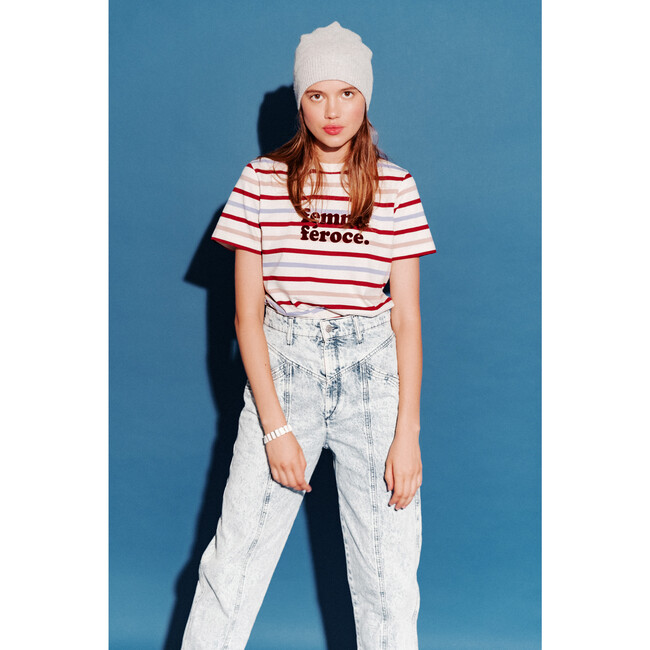 *Exclusive* Womens Femme Feroce Perfect Stripe Tee - Tees - 4