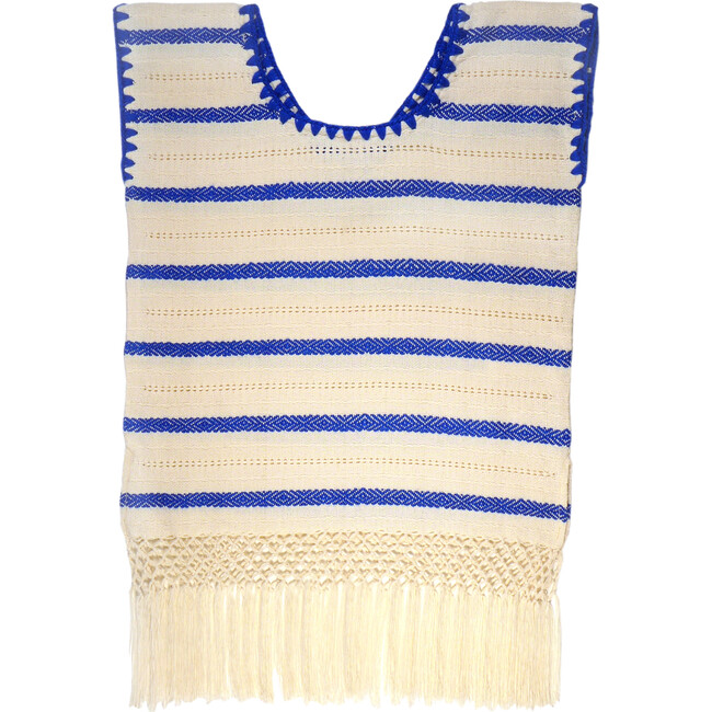*Exclusive* Mini Lidia Tunic Dress, Navy Stripe - Cover-Ups - 1